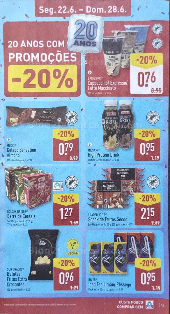 Antevisão Folheto ALDI Promoções de 22 a 28 junho